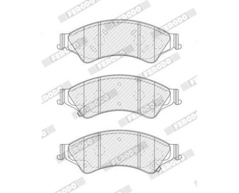 Brake Pad Set, disc brake PREMIER ECO FRICTION FDB4832 Ferodo, Image 3