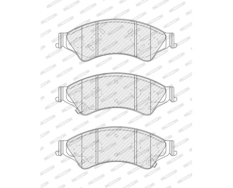 Brake Pad Set, disc brake PREMIER ECO FRICTION FDB4832 Ferodo, Image 3