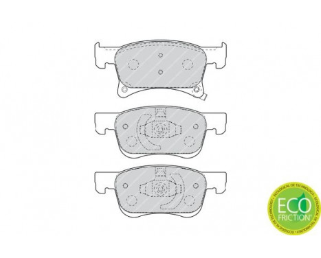 Brake Pad Set, disc brake PREMIER ECO FRICTION FDB4841 Ferodo, Image 2