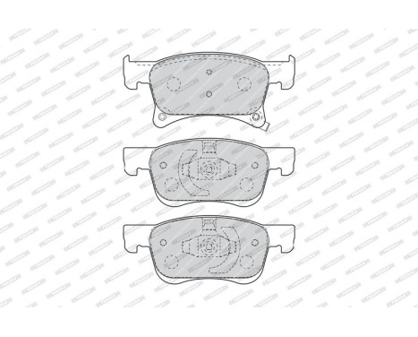 Brake Pad Set, disc brake PREMIER ECO FRICTION FDB4841 Ferodo, Image 3