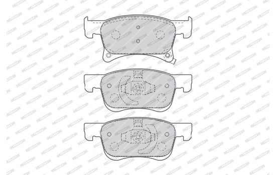 Brake Pad Set, disc brake PREMIER ECO FRICTION FDB4841 Ferodo, Image 3