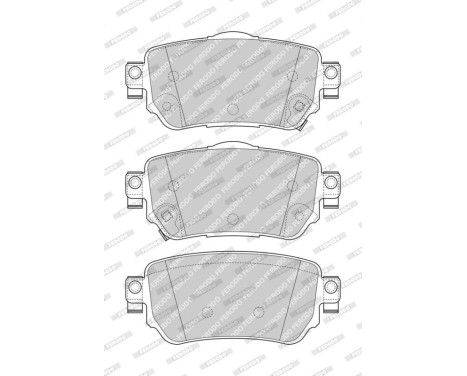 Brake Pad Set, disc brake PREMIER ECO FRICTION FDB4842 Ferodo, Image 3