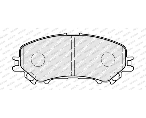 Brake Pad Set, disc brake PREMIER ECO FRICTION FDB4843 Ferodo, Image 3