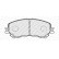 Brake Pad Set, disc brake PREMIER ECO FRICTION FDB4843 Ferodo, Thumbnail 3