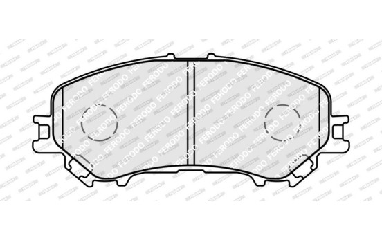 Brake Pad Set, disc brake PREMIER ECO FRICTION FDB4843 Ferodo, Image 3