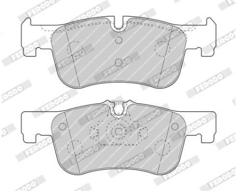Brake Pad Set, disc brake PREMIER ECO FRICTION FDB4844 Ferodo, Image 3