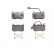 Brake Pad Set, disc brake PREMIER ECO FRICTION FDB4848 Ferodo