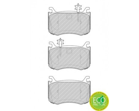 Brake Pad Set, disc brake PREMIER ECO FRICTION FDB4848 Ferodo, Image 2