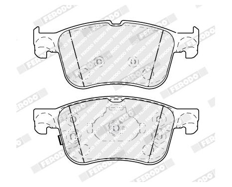 Brake Pad Set, disc brake PREMIER ECO FRICTION FDB4849 Ferodo, Image 2