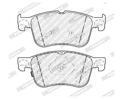 Brake Pad Set, disc brake PREMIER ECO FRICTION FDB4849 Ferodo, Image 2