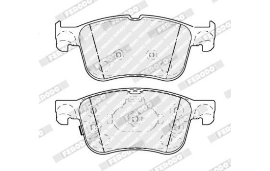 Brake Pad Set, disc brake PREMIER ECO FRICTION FDB4849 Ferodo, Image 2