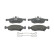 Brake Pad Set, disc brake PREMIER ECO FRICTION FDB4866 Ferodo