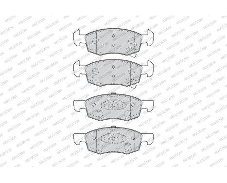 Brake Pad Set, disc brake PREMIER ECO FRICTION FDB4866 Ferodo, Image 2