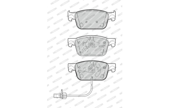 Brake Pad Set, disc brake PREMIER ECO FRICTION FDB4871 Ferodo, Image 3