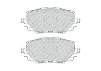 Brake Pad Set, disc brake PREMIER ECO FRICTION FDB4873 Ferodo