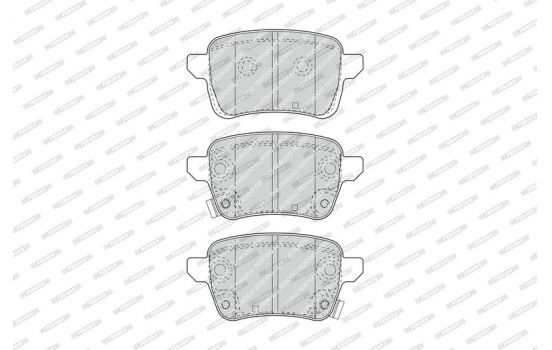Brake Pad Set, disc brake PREMIER ECO FRICTION FDB4879 Ferodo, Image 3