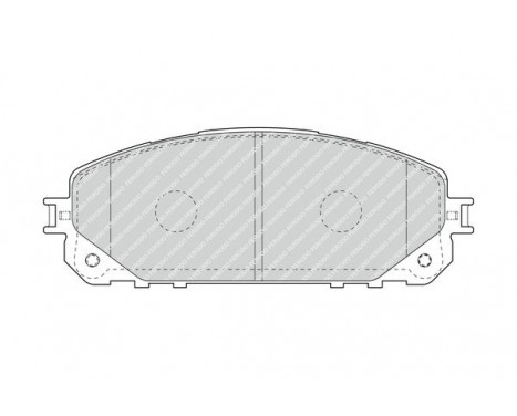 Brake Pad Set, disc brake PREMIER ECO FRICTION FDB4882 Ferodo, Image 2