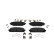 Brake Pad Set, disc brake PREMIER ECO FRICTION FDB4882 Ferodo