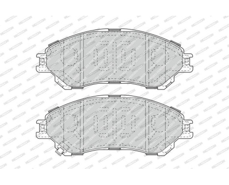 Brake Pad Set, disc brake PREMIER ECO FRICTION FDB4884 Ferodo, Image 3