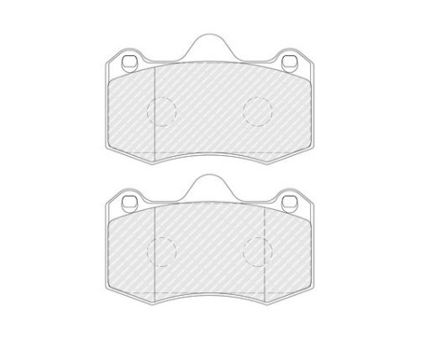 Brake Pad Set, disc brake PREMIER ECO FRICTION FDB4887 Ferodo, Image 3
