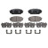 Brake Pad Set, disc brake PREMIER ECO FRICTION FDB4889 Ferodo