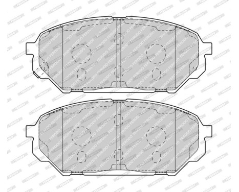 Brake Pad Set, disc brake PREMIER ECO FRICTION FDB4889 Ferodo, Image 3