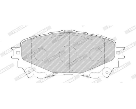 Brake Pad Set, disc brake PREMIER ECO FRICTION FDB4891 Ferodo, Image 3