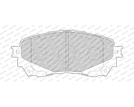 Brake Pad Set, disc brake PREMIER ECO FRICTION FDB4891 Ferodo, Image 3