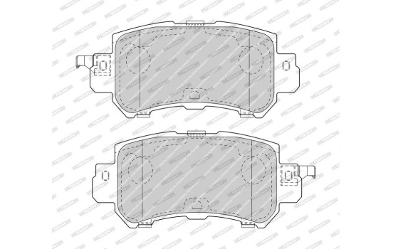 Brake Pad Set, disc brake PREMIER ECO FRICTION FDB4892 Ferodo, Image 3