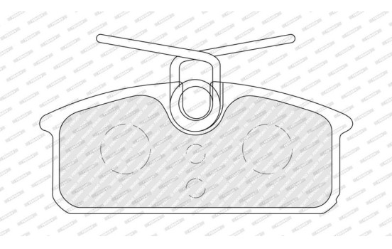 Brake Pad Set, disc brake PREMIER ECO FRICTION FDB4893 Ferodo, Image 4