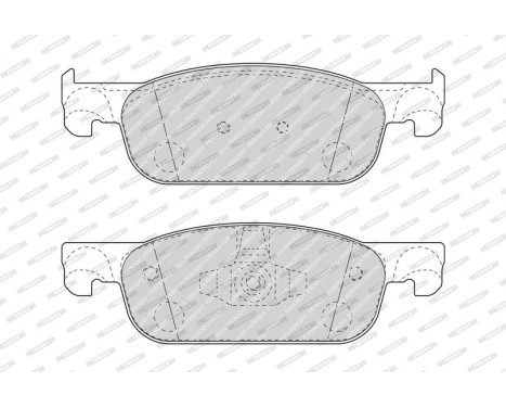 Brake Pad Set, disc brake PREMIER ECO FRICTION FDB4907 Ferodo, Image 2