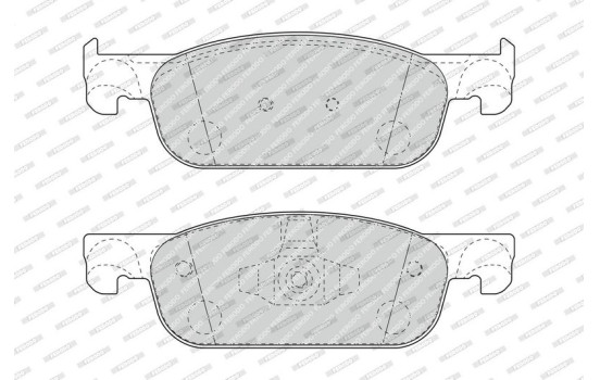 Brake Pad Set, disc brake PREMIER ECO FRICTION FDB4907 Ferodo, Image 2