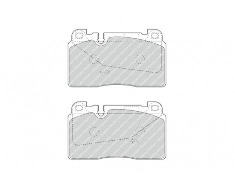 Brake Pad Set, disc brake PREMIER ECO FRICTION FDB4908 Ferodo, Image 2