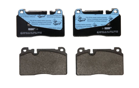 Brake Pad Set, disc brake PREMIER ECO FRICTION FDB4908 Ferodo