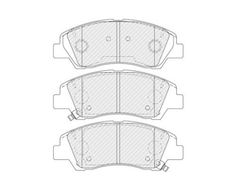 Brake Pad Set, disc brake PREMIER ECO FRICTION FDB4920 Ferodo, Image 2