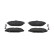 Brake Pad Set, disc brake PREMIER ECO FRICTION FDB4921 Ferodo, Thumbnail 4