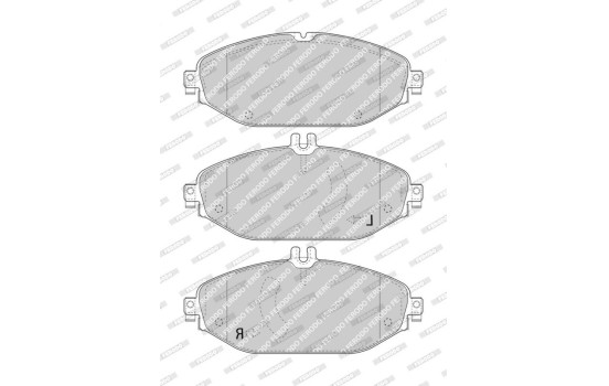 Brake Pad Set, disc brake PREMIER ECO FRICTION FDB4921 Ferodo, Image 5