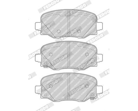 Brake Pad Set, disc brake PREMIER ECO FRICTION FDB4925 Ferodo, Image 2