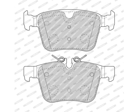 Brake Pad Set, disc brake PREMIER ECO FRICTION FDB4927 Ferodo, Image 3