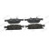 Brake Pad Set, disc brake PREMIER ECO FRICTION FDB4930 Ferodo