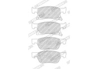 Brake Pad Set, disc brake PREMIER ECO FRICTION FDB4933 Ferodo