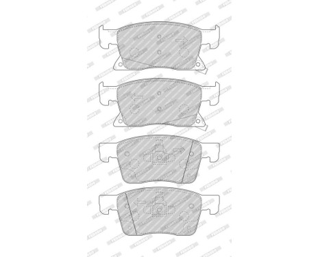 Brake Pad Set, disc brake PREMIER ECO FRICTION FDB4934 Ferodo, Image 3