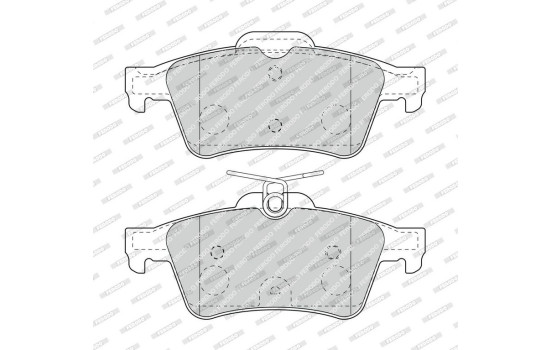 Brake Pad Set, disc brake PREMIER ECO FRICTION FDB4935 Ferodo, Image 3