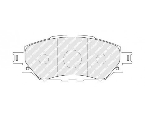 Brake Pad Set, disc brake PREMIER ECO FRICTION FDB4936 Ferodo, Image 2