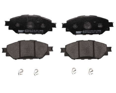 Brake Pad Set, disc brake PREMIER ECO FRICTION FDB4936 Ferodo