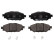 Brake Pad Set, disc brake PREMIER ECO FRICTION FDB4936 Ferodo