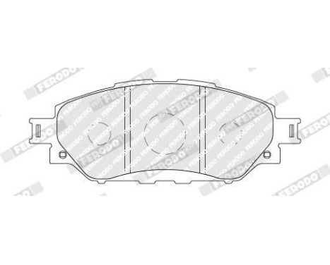Brake Pad Set, disc brake PREMIER ECO FRICTION FDB4936 Ferodo, Image 3
