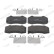 Brake Pad Set, disc brake PREMIER ECO FRICTION FDB4937 Ferodo