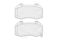 Brake Pad Set, disc brake PREMIER ECO FRICTION FDB4937 Ferodo