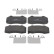 Brake Pad Set, disc brake PREMIER ECO FRICTION FDB4937 Ferodo
